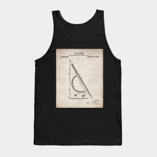 Architectural Engineer Patent - Graduation Office Art - Antique Tank Top